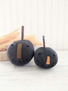 Black Pumpkin Head Set