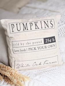 Pumpkin Farm Pillow