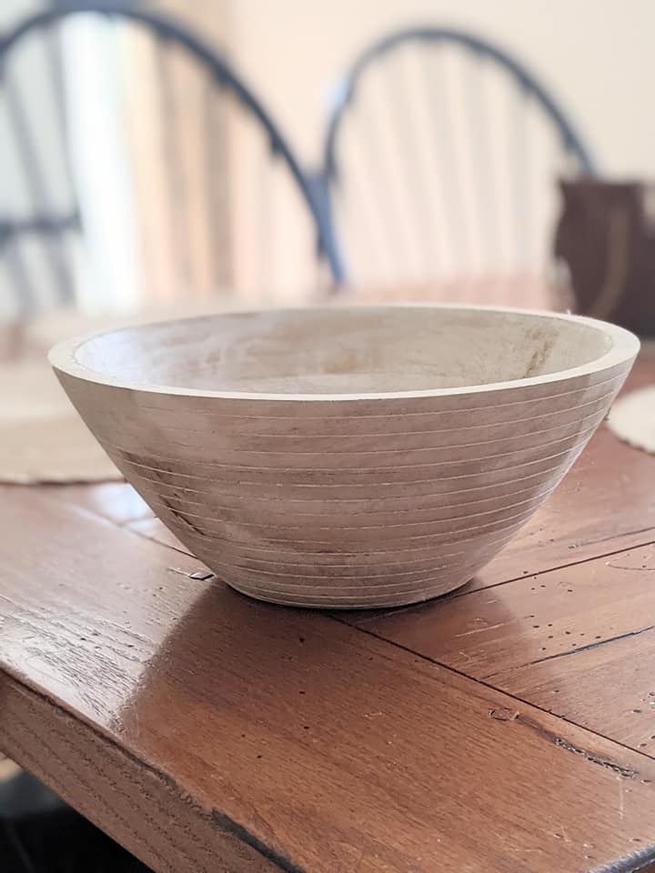 wood bowl