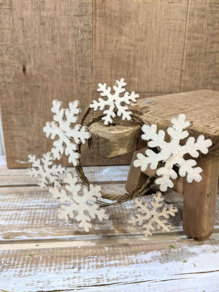 Snowflake Mini Candle Ring