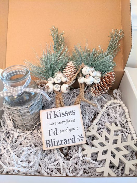Snowflake Decor Gift Box