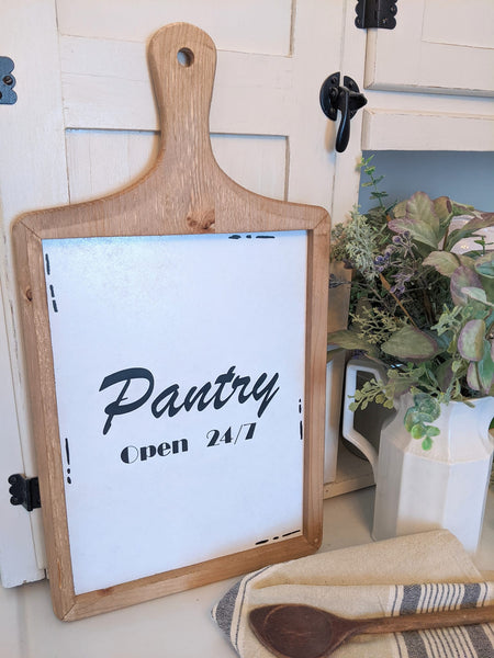 Pantry Wood Sign