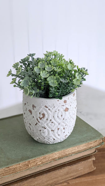 Mini Cement Floral Pot