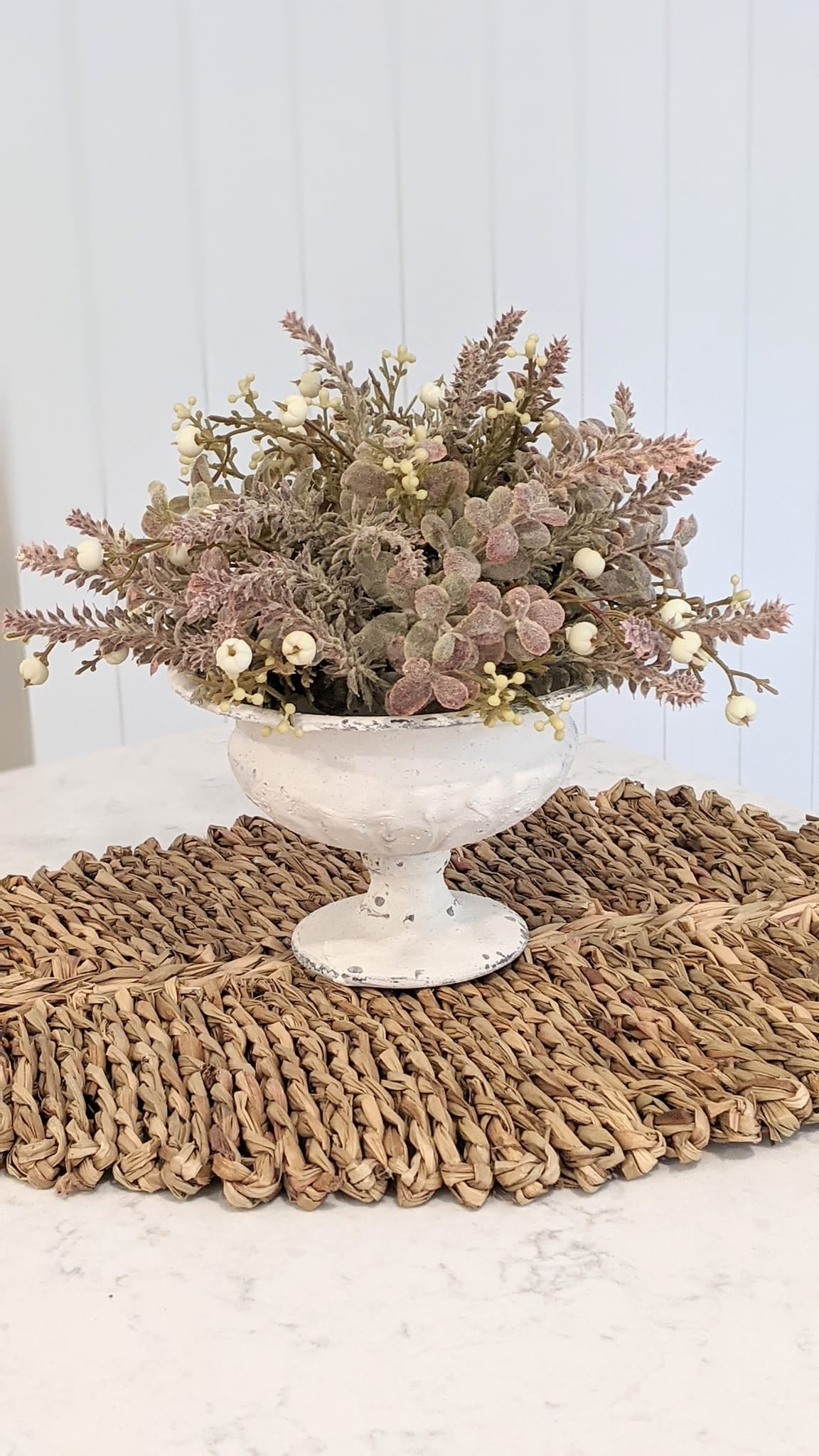 White Pumpkin Berry Half-Sphere