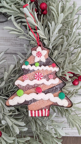 Clay Dough Gingerbread Ornament