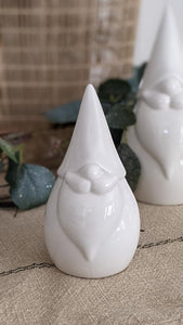 White Ceramic Santa