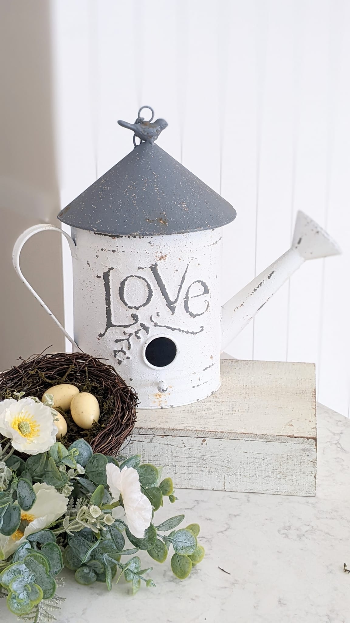 Love Watering Can Bird House