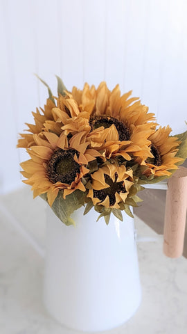 large sunflower bouquet
