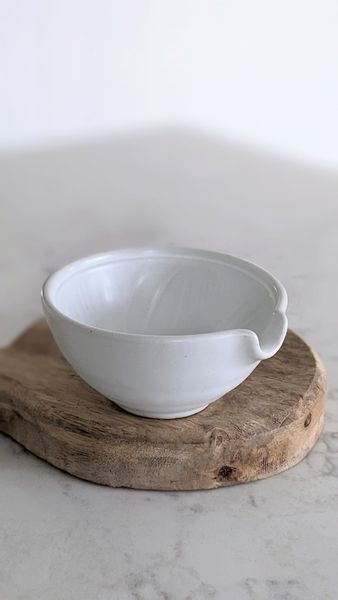 Mini Ceramic Bowl With Spout