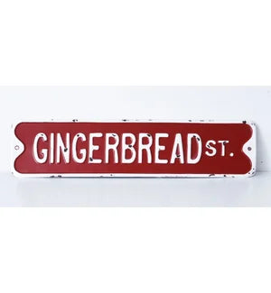 GingerBread St. Metal Sign