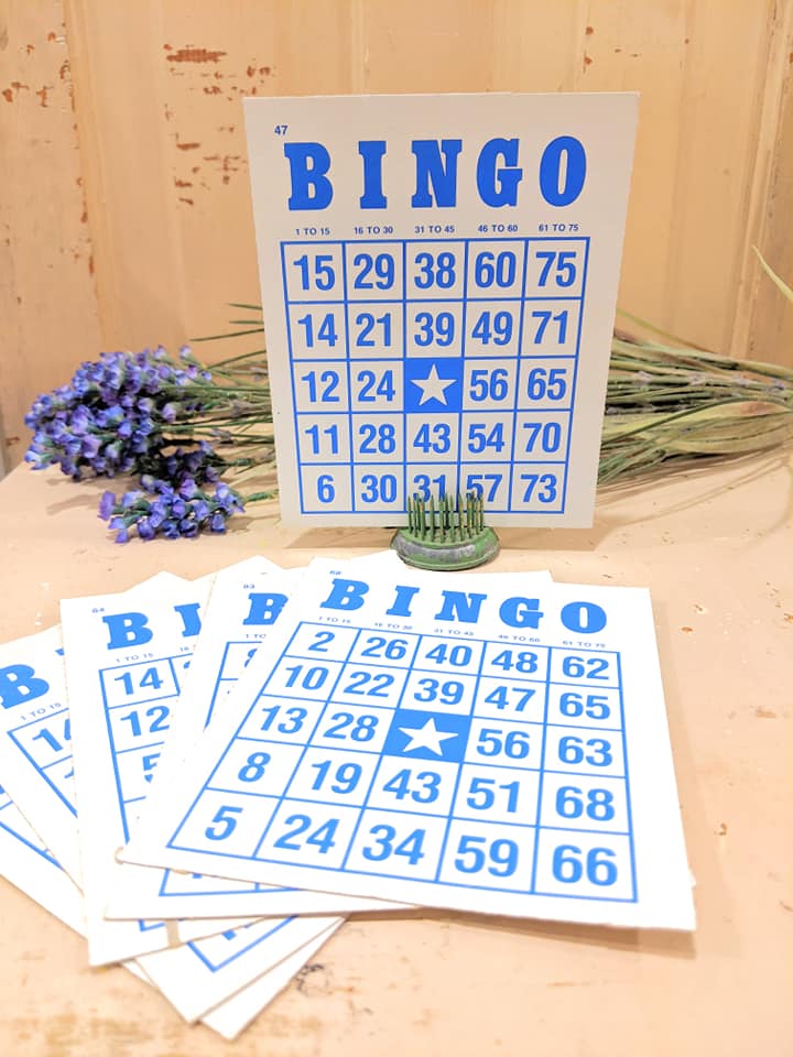 Vintage Bingo Cards Set/3