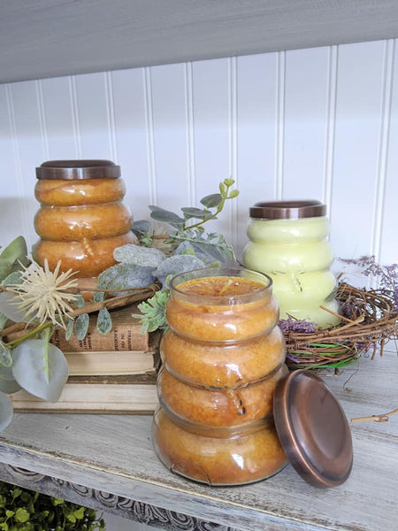 Honey Apple Beehive Jar Candle