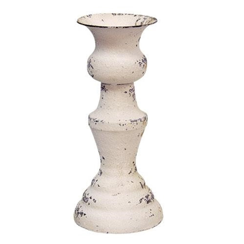Chippy Cream Candle Holder