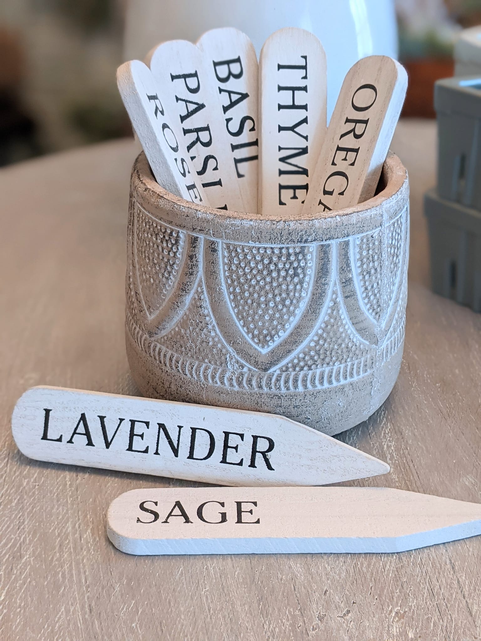 herb garden marker sticks